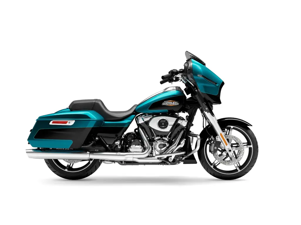 Harley-Davidson Street Glide® Two-Up Teal Thunder/Vivid Black (Chrome Trim) 2026