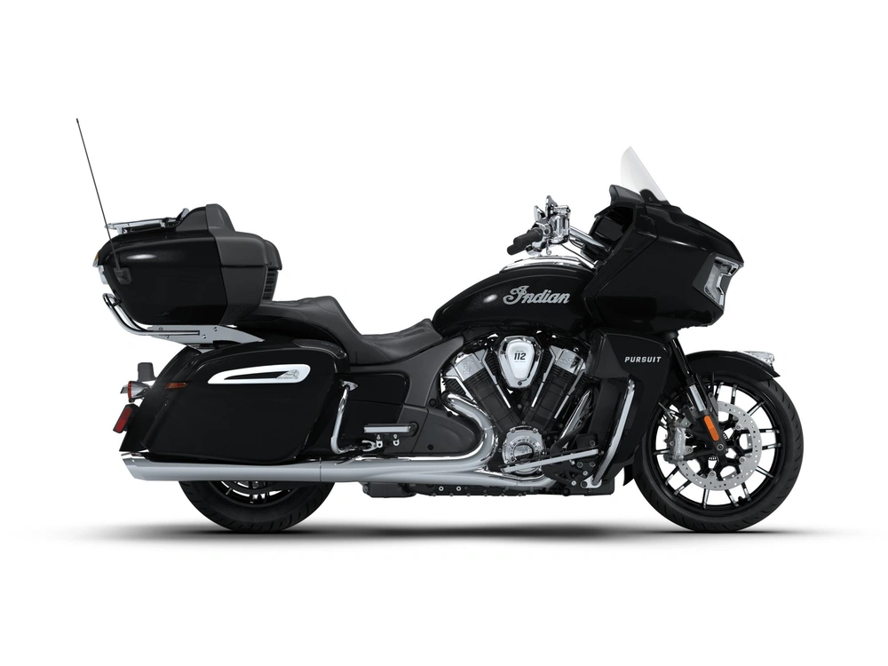 Indian Motorcycle Indian Pursuit Limited Indian Pursuit Limited with 112 and PowerBand Audio Package Black Metallic 2026 alt