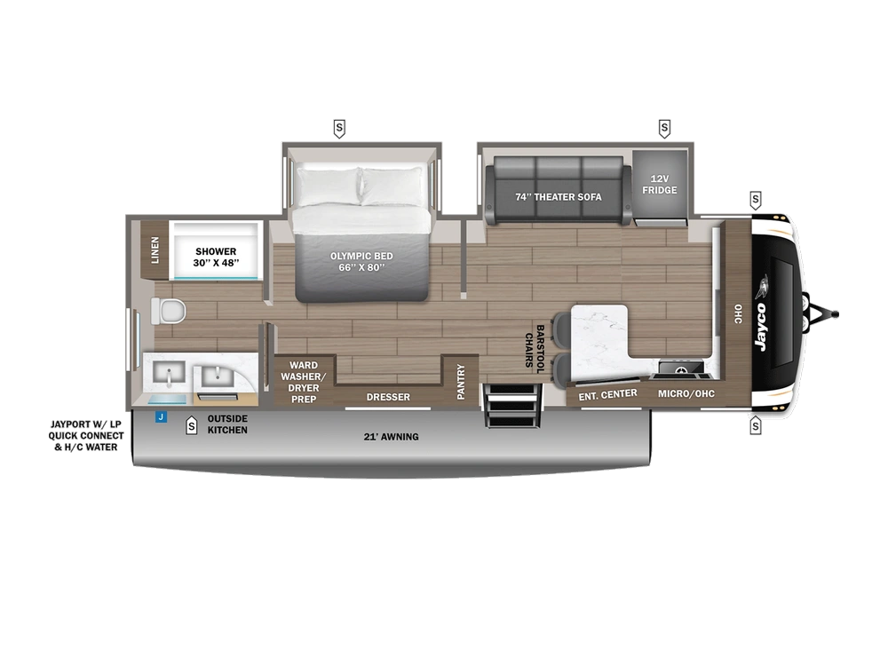 Jayco Eagle HT Travel Trailers Eagle HT Travel Trailers 265FKDS 2026 alt