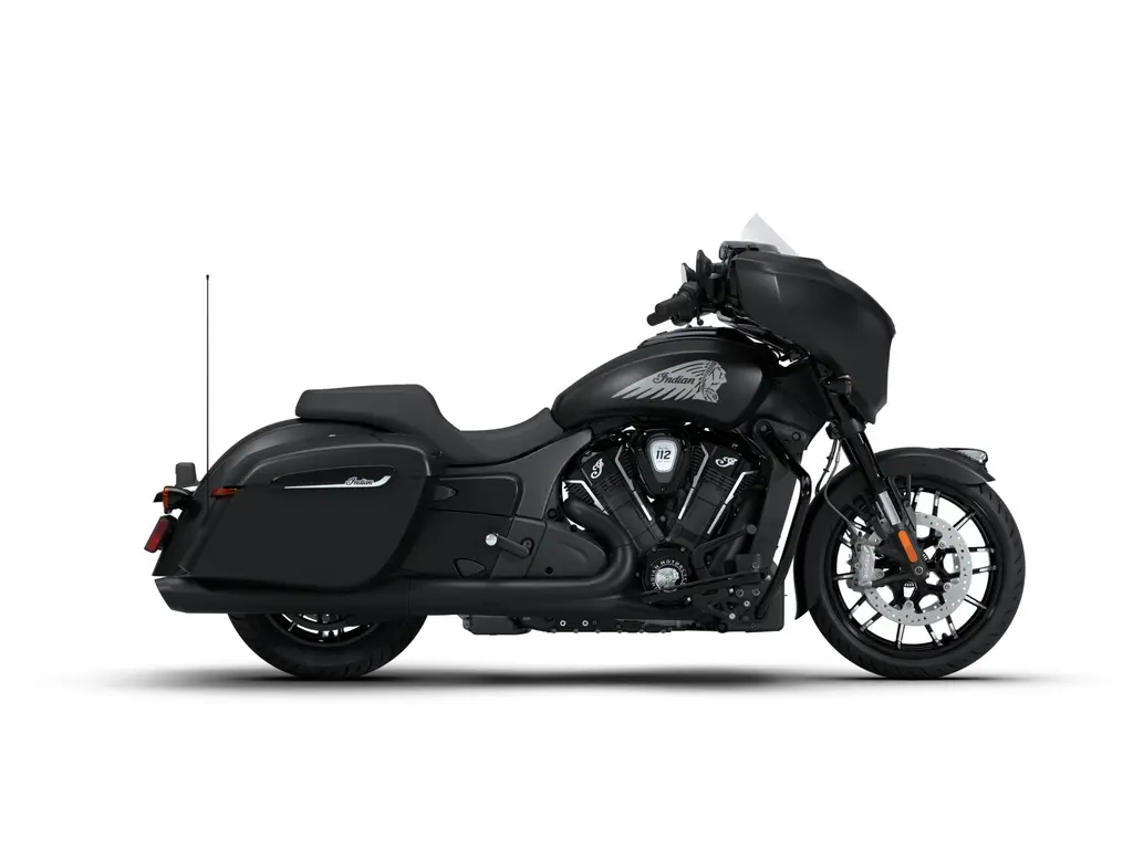 2026 Indian Motorcycle Chieftain PowerPlus Dark Horse with 112 and PowerBand Audio Package Black Smoke