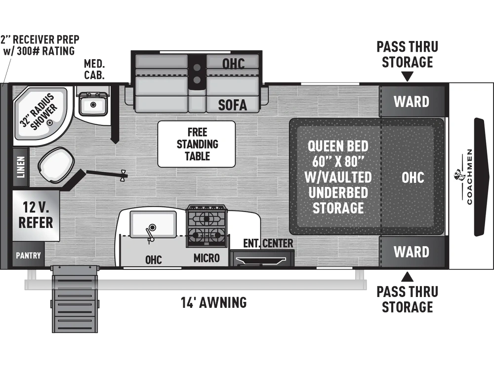 Coachmen Freedom Express Ultra Lite Freedom Express Ultra Lite 192RBS 2026 alt