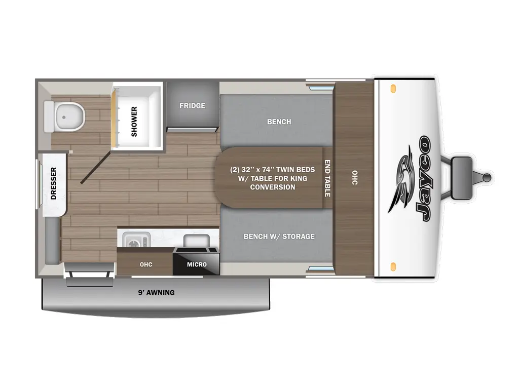 2026 Jayco Jay Feather Air SL 15TBSL