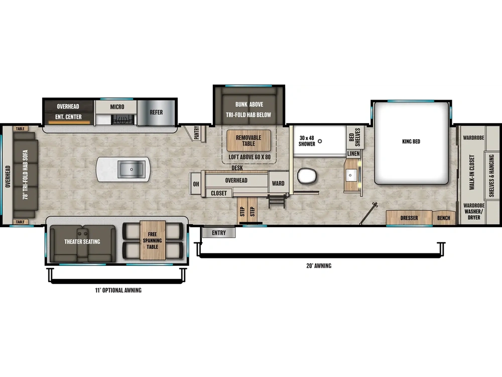2026 Coachmen Brookstone Brookstone 398MBL alt