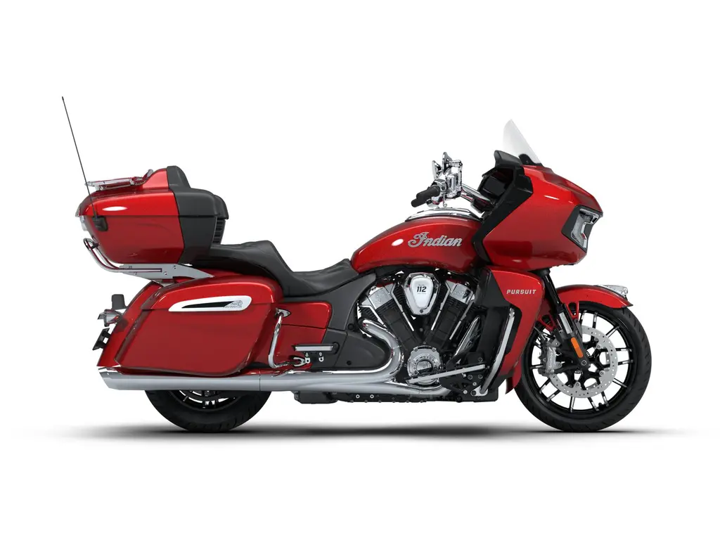 2026 Indian Motorcycle Indian Pursuit Limited with 112 Sunset Red Metallic