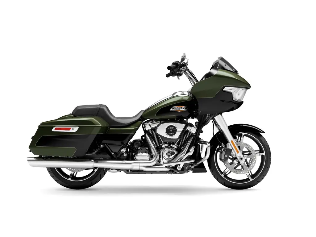 2026 Harley-Davidson Road Glide® Two-Up Olive Steel Metallic/Vivid Black (Chrome Trim)