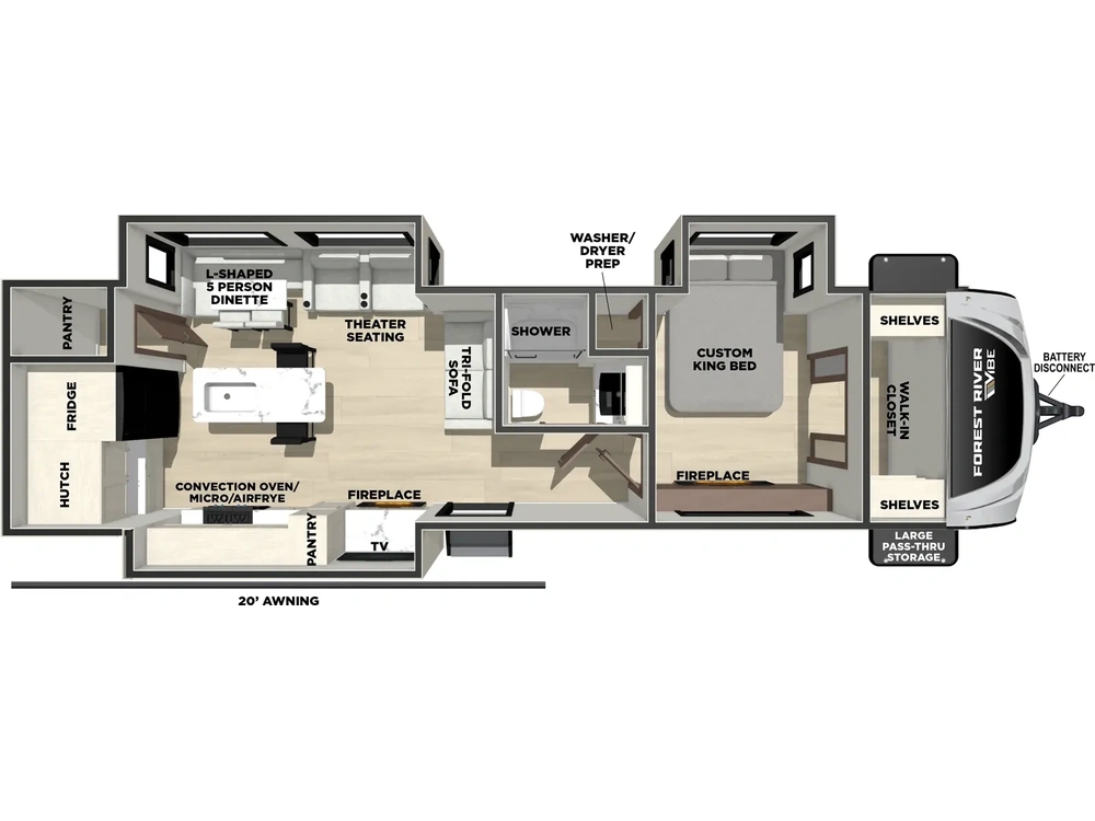 2026 Forest River Vibe Vibe 3400XL alt