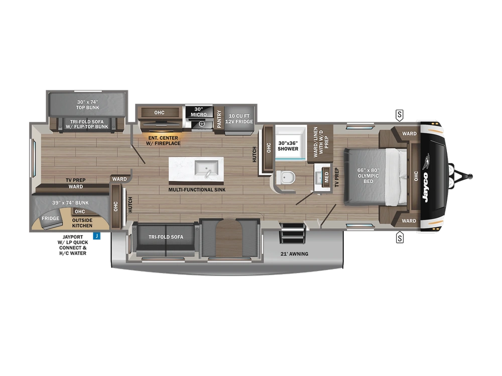 Jayco Eagle HT Travel Trailers Eagle HT Travel Trailers 312BHOK 2026 alt