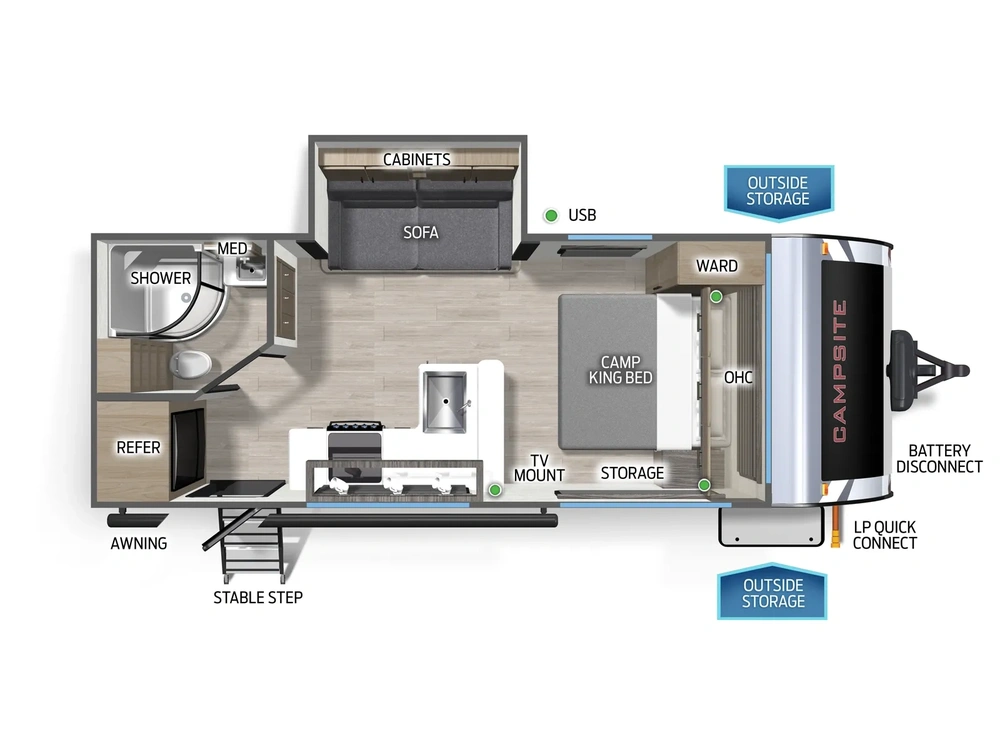 2026 Forest River Campsite Ultra Campsite Ultra 19KB alt