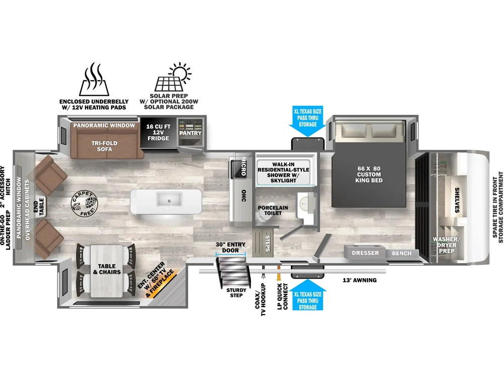 2026 Forest River Wildwood Heritage Glen Fifth Wheels Wildwood Heritage Glen Fifth Wheels 286RL alt