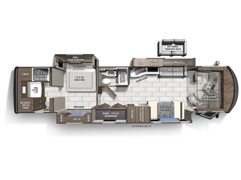 2026 Coachmen Sportscoach RD Sportscoach RD 411TS alt