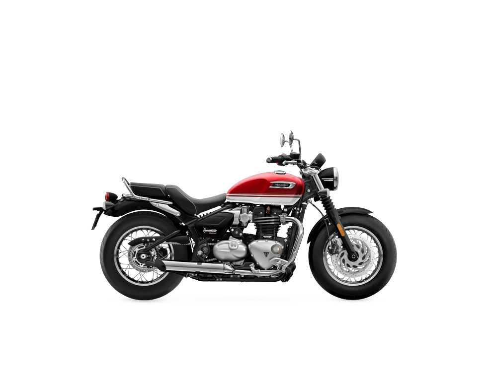 2026 Triumph Bonneville Speedmaster Bonneville Speedmaster Carnival Red / Crystal White alt
