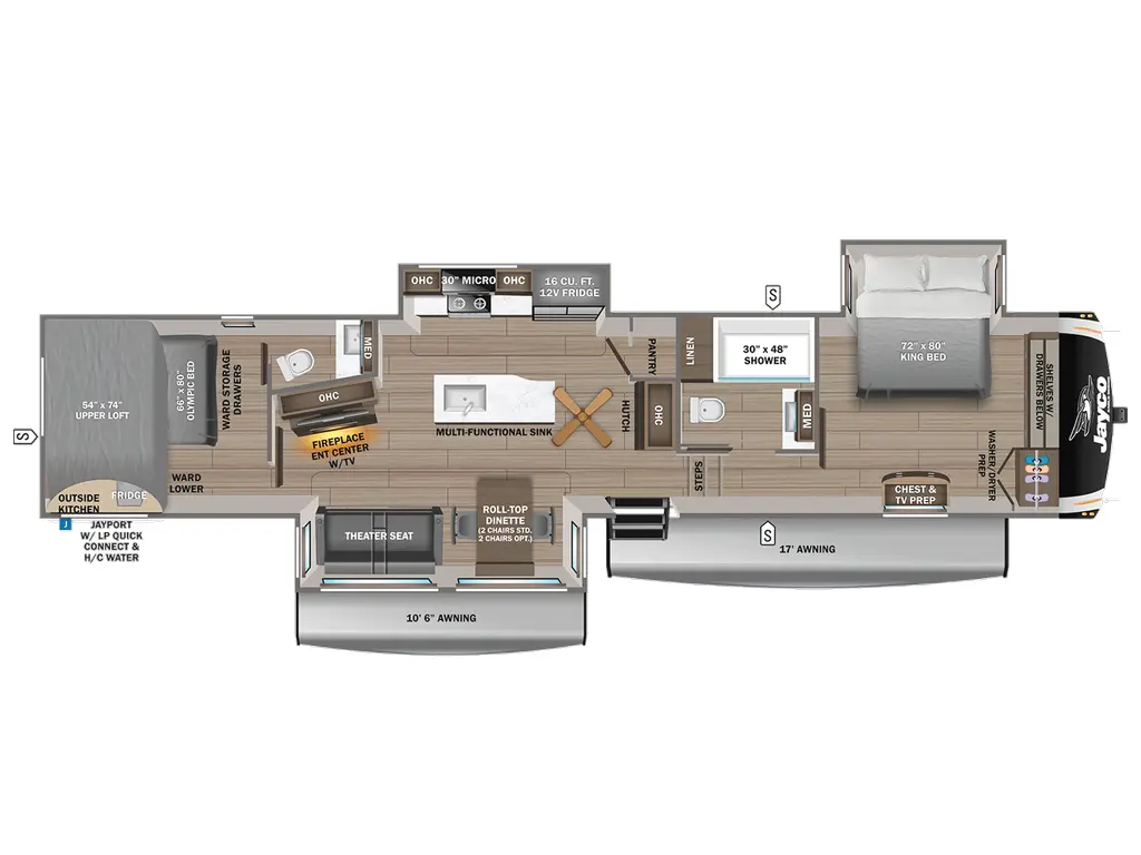Jayco Eagle Fifth Wheels 360DBOK 2026