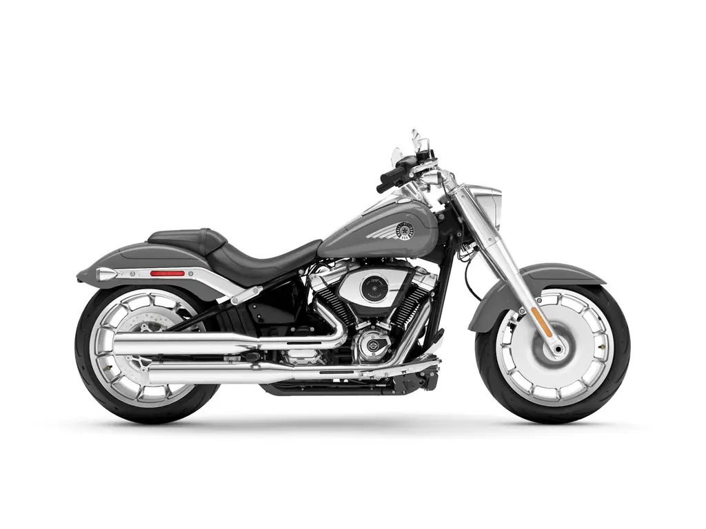 2026 Harley-Davidson Fat Boy® Dark Billiard Gray