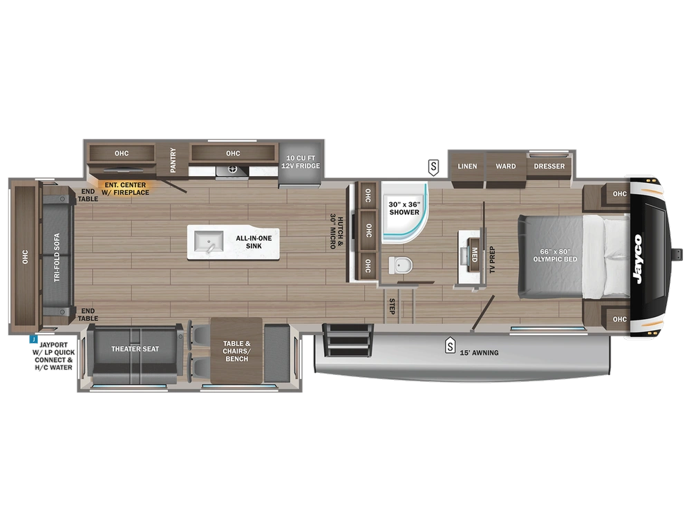 Jayco Eagle HT Fifth Wheels Eagle HT Fifth Wheels 30CRT 2026 alt