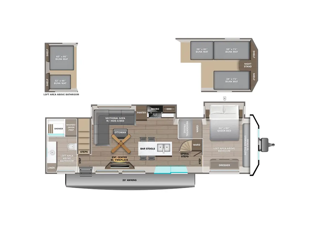 2026 Jayco Jay Flight Bungalow JayLoft