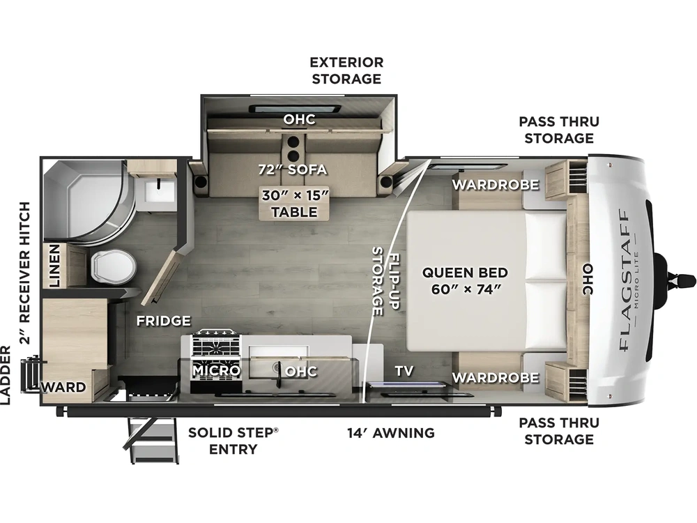 2026 Forest River Flagstaff Micro Lite Flagstaff Micro Lite 21FBRS alt