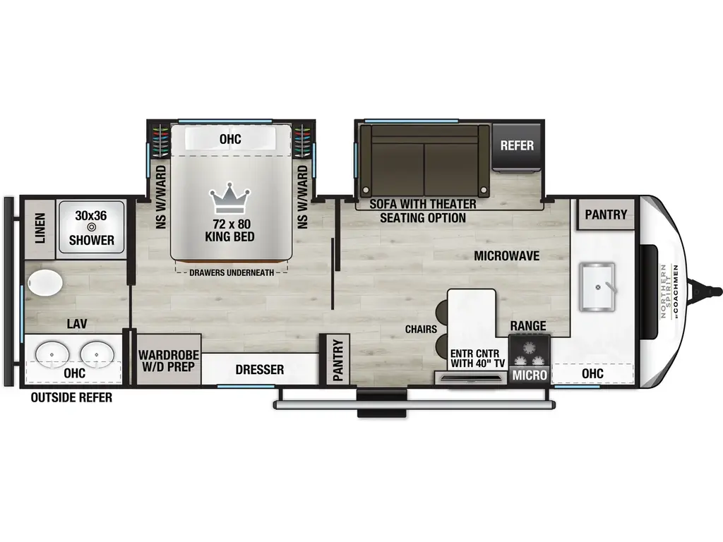 2026 Coachmen Northern Spirit 2565FK