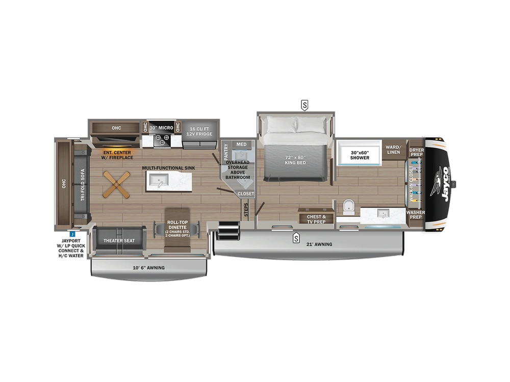 Jayco Eagle Fifth Wheels Eagle Fifth Wheels 370FBTS 2026 alt