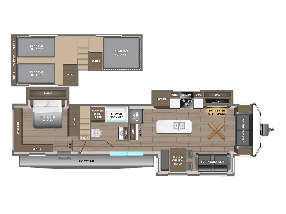 2026 Jayco Jay Flight Bungalow Jay Flight Bungalow 401LOFT DS alt