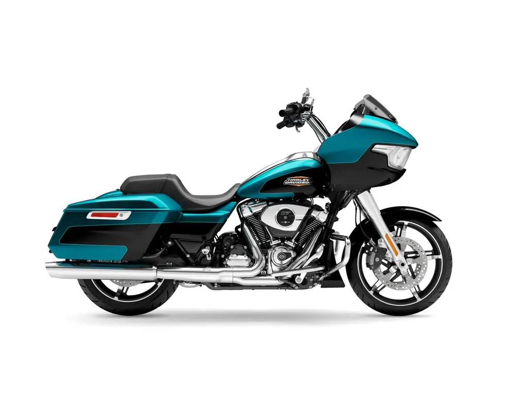 2026 Harley-Davidson Road Glide® Two-Up Teal Thunder/Vivid Black (Chrome Trim)