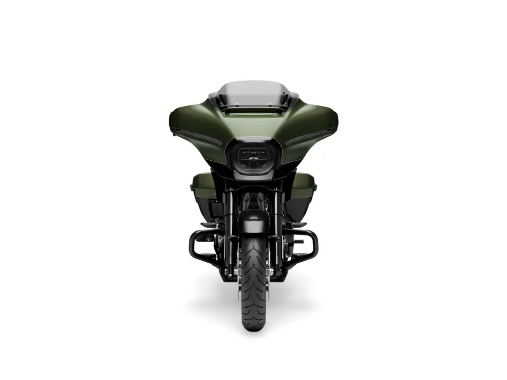 2026 Harley-Davidson Street Glide® Two-Up Olive Steel Metallic/Vivid Black (Black Trim)