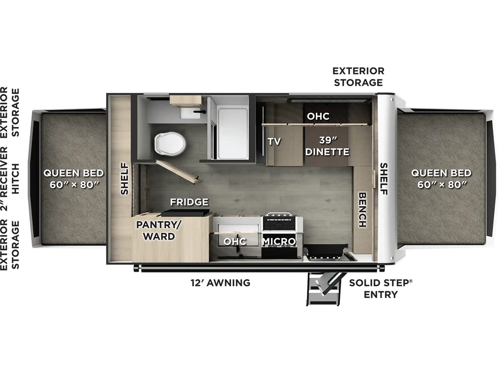Forest River Rockwood Roo Rockwood Roo 17E 2026 alt