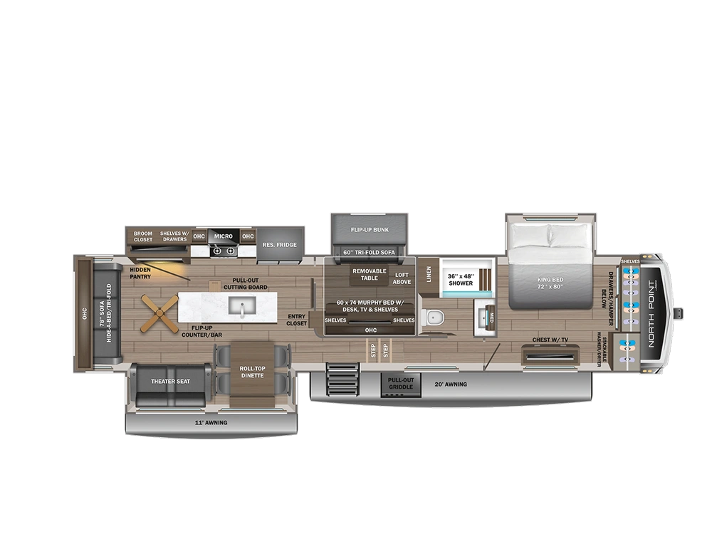 2026 Jayco North Point North Point 377RLBH alt