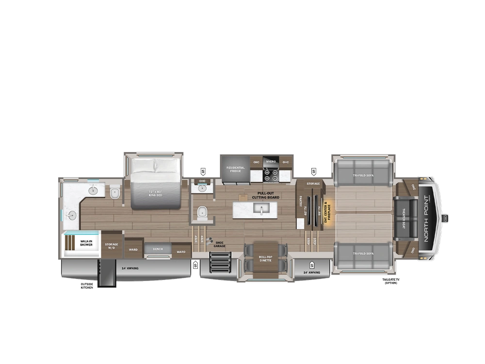 2026 Jayco North Point North Point 382FLRB alt