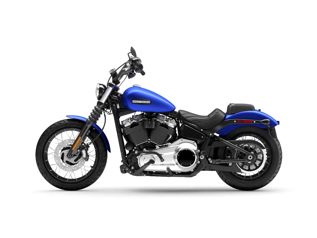 Harley-Davidson Street Bob® Two-Up Aurora Blue Denim (Laced Wheels) 2026