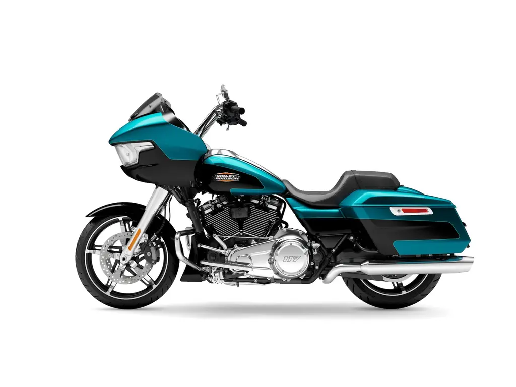 2026 Harley-Davidson Road Glide® Two-Up Teal Thunder/Vivid Black (Chrome Trim)