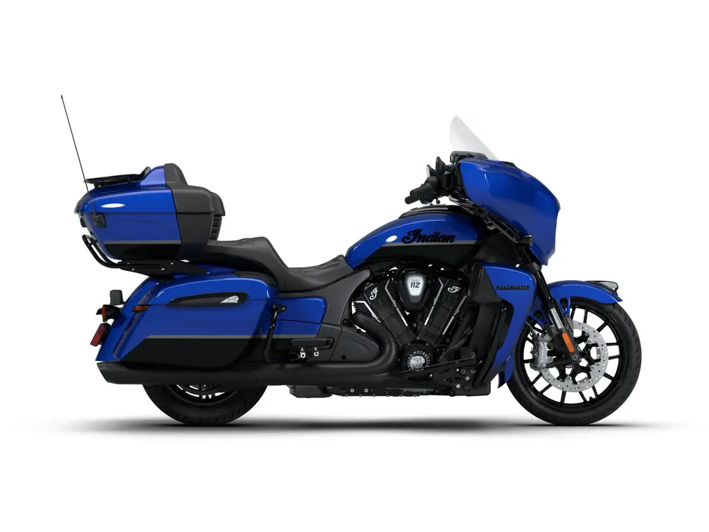 Indian Motorcycle Roadmaster PowerPlus Dark Horse with 112 and PowerBand Audio Deep Blue Metallic with Black Metallic 2026