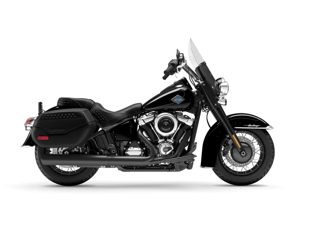 Harley-Davidson Heritage Classic Heritage Classic Two-Up Vivid Black Black (Laced Wheels) 2026 alt