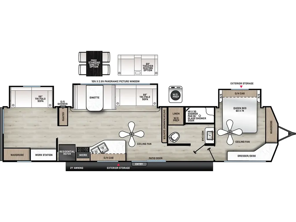 2026 Coachmen Catalina Destination Series 40BHTSDEN