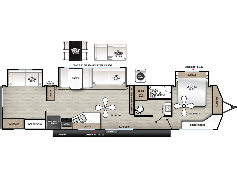 2026 Coachmen Catalina Destination Series Catalina Destination Series 40BHTSDEN alt