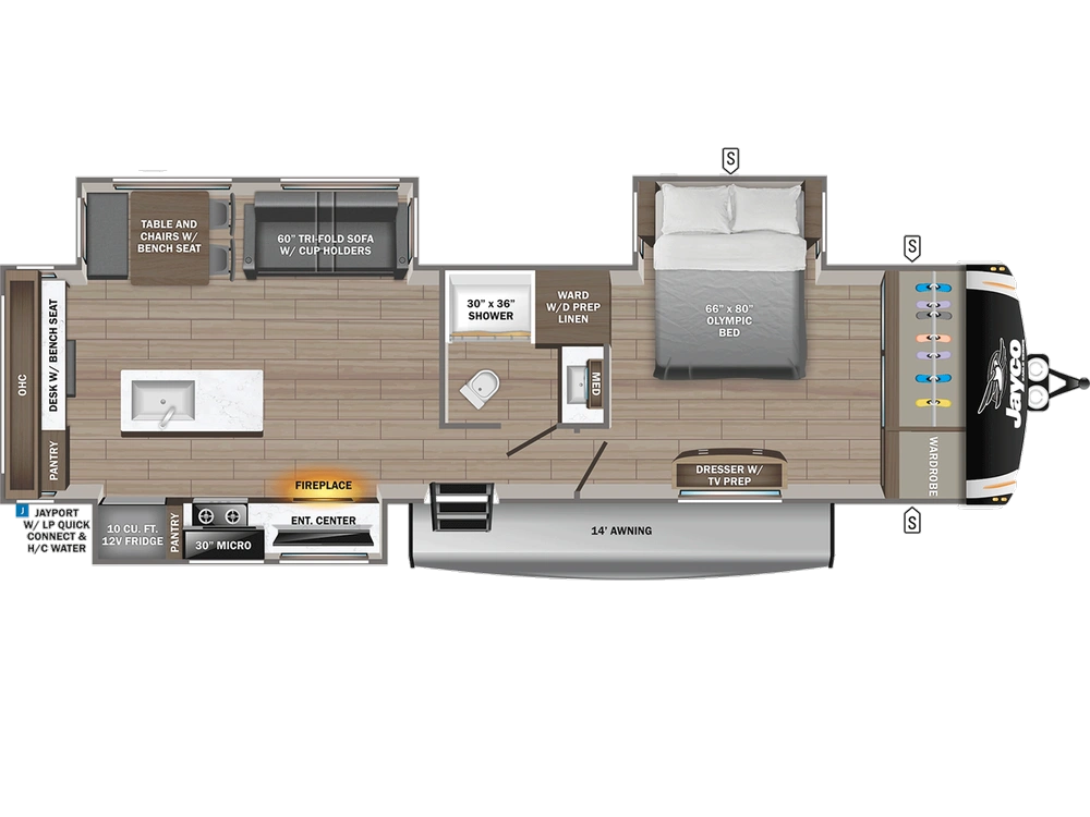 Jayco Eagle HT Travel Trailers Eagle HT Travel Trailers 320MKTS 2026 alt