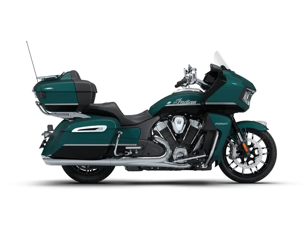 2026 Indian Motorcycle Indian Pursuit Limited with 112 Cascade Green with Black Metallic