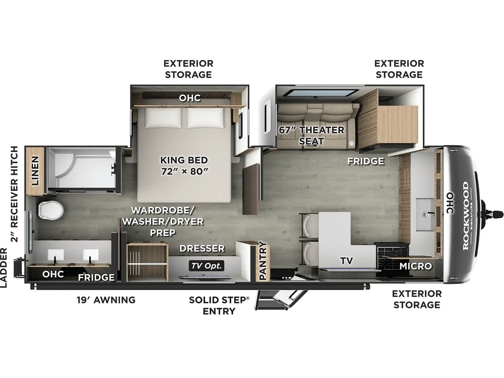 Forest River Rockwood Signature Travel Trailers Rockwood Signature Travel Trailers 8263MBR 2026 alt