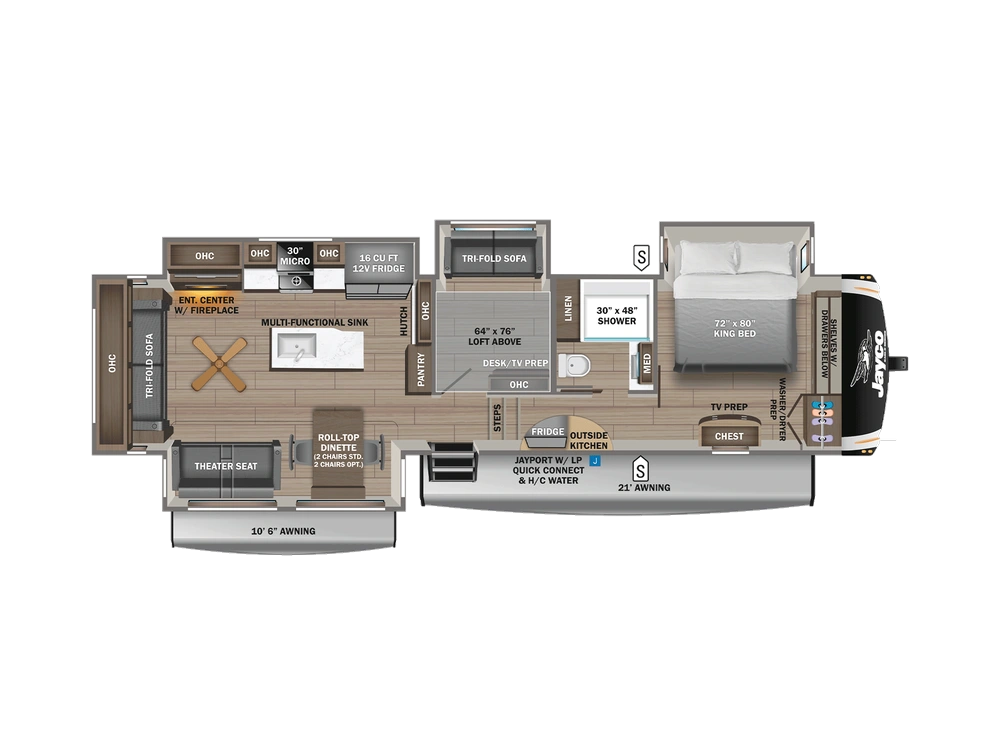 Jayco Eagle Fifth Wheels Eagle Fifth Wheels 355MBQS 2026 alt