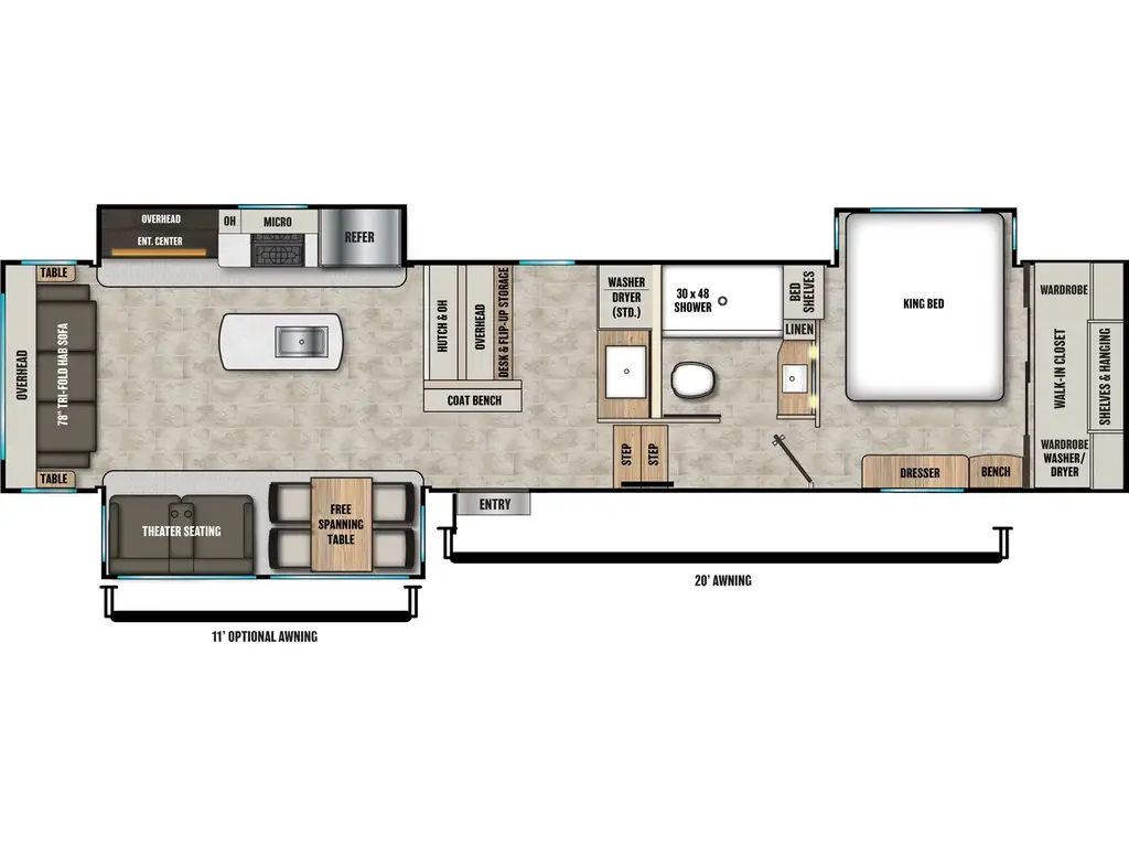 2026 Coachmen Brookstone 370RLLO
