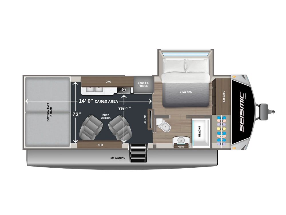 Jayco Seismic Travel Trailer Seismic Travel Trailer 214 2026 alt