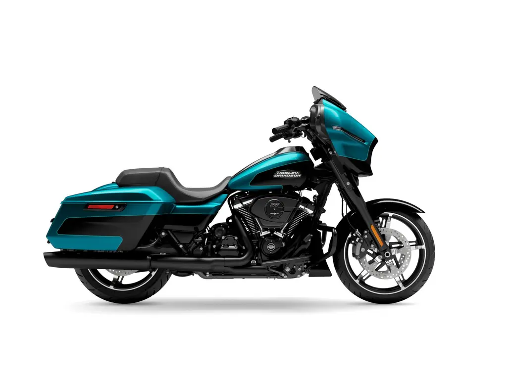 2026 Harley-Davidson Street Glide® Teal Thunder/Vivid Black (Black Finish)