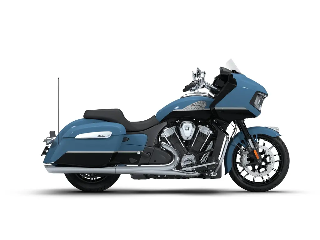 2026 Indian Motorcycle Indian Challenger Limited with 112 Storm Blue with Black Metallic