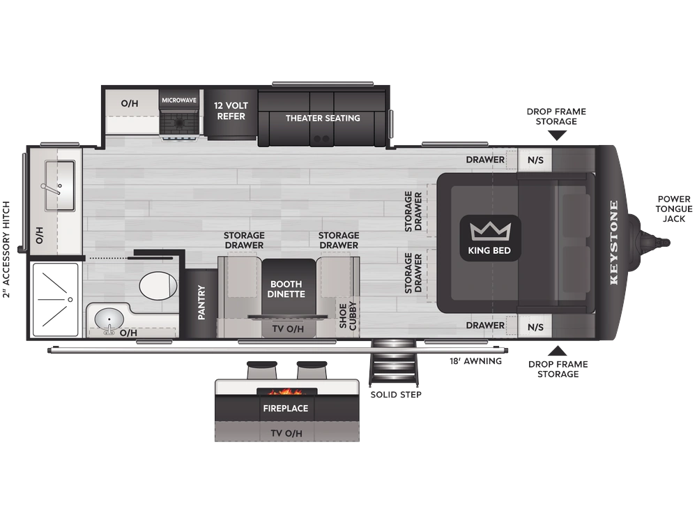 2026 Keystone RV Cougar Half-Ton Cougar Half-Ton 22MLS alt