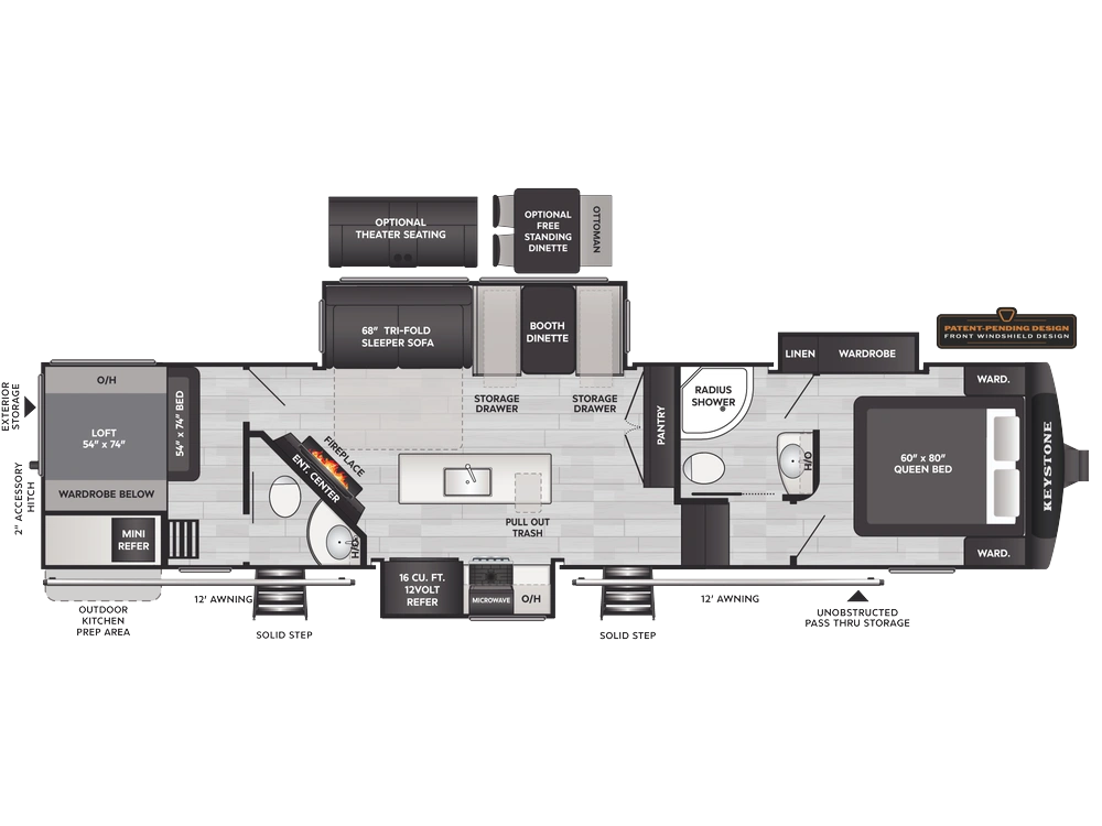 Keystone RV Cougar Cougar 364BHL 2026 alt