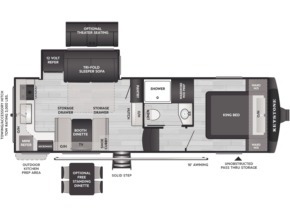 Keystone RV Cougar Half-Ton Cougar Half-Ton 23MLE 2026 alt