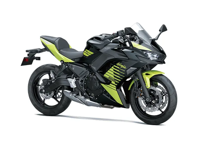 Kawasaki NINJA 650 Vert Jaunâtre Métallisé / Noir Étincelle Métallisé 2026
