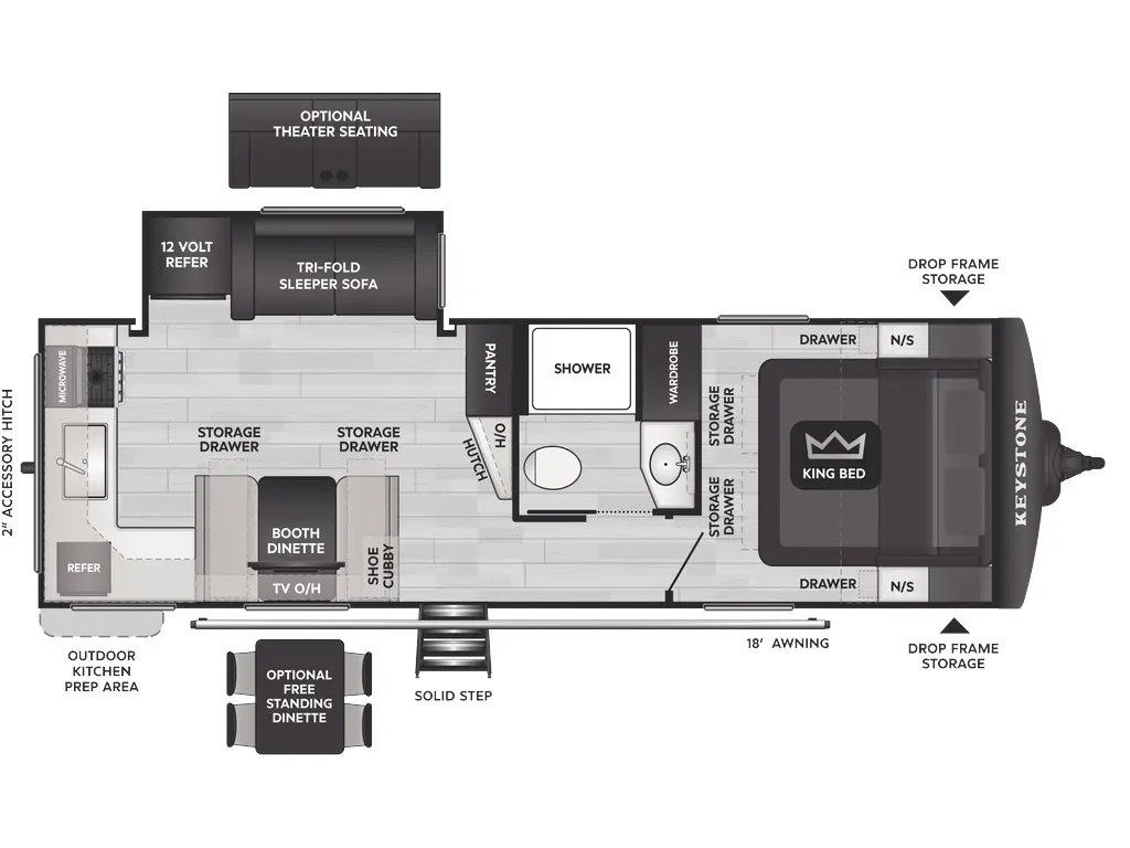 2026 Keystone RV Cougar Half-Ton 25MLEWE