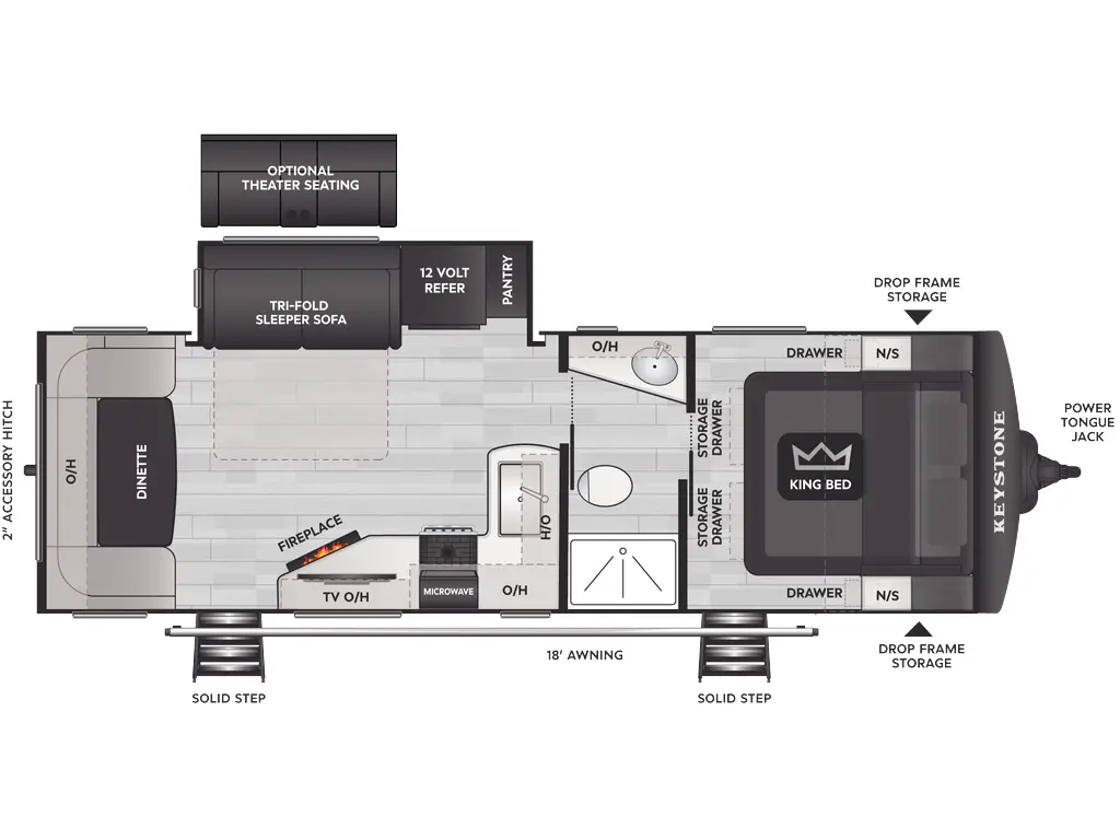 2026 Keystone RV Cougar Half-Ton 25RDSWE