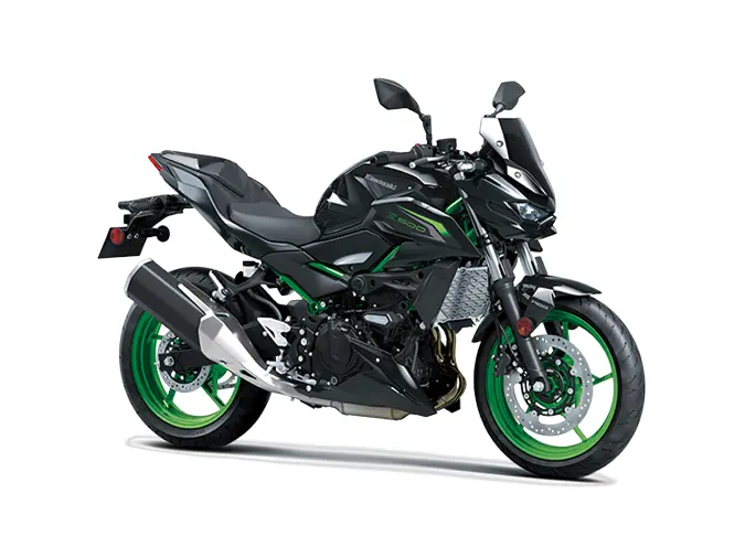 2026 Kawasaki Z500 SE Ebony / Metallic Carbon Gray