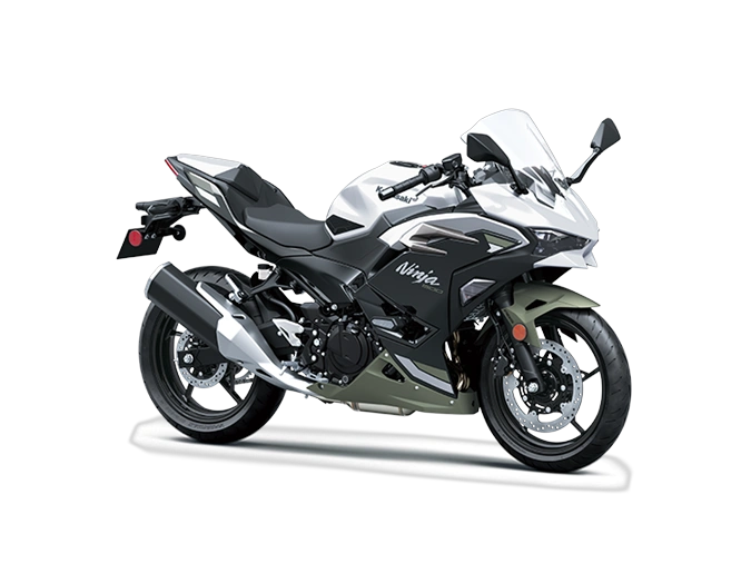 Kawasaki NINJA 500 NINJA 500 SE Blanc Robotique Perle / Vert Sauge Perle Mat 2026 alt